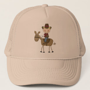 Cowboy on Horse Tshirts and Gifts Trucker Hat