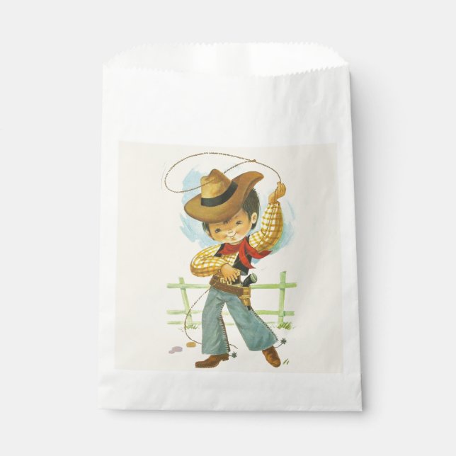 Cowboy Party Favour Bag (Front)