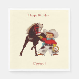 Cowboy Party Napkin