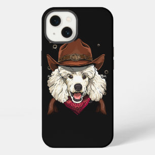 Cowboy Poodle Western Rodeo Cowboy Hat and Bandann iPhone 13 Case