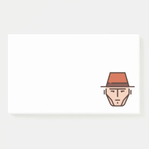 cowboy post-it notes
