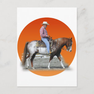 cowboy postcard