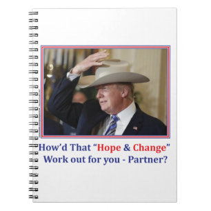 Cowboy President Trump Notebook