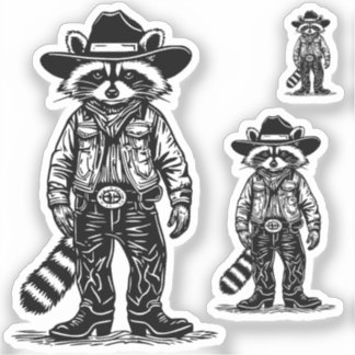 cowboy raccoon