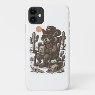 Cowboy Raccoon Funny Western Case-Mate iPhone Case