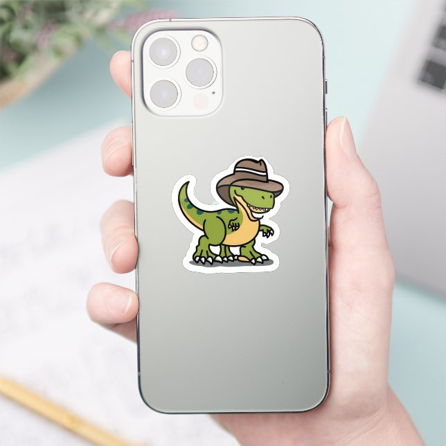 Cowboy Rex Sticker (Phone)
