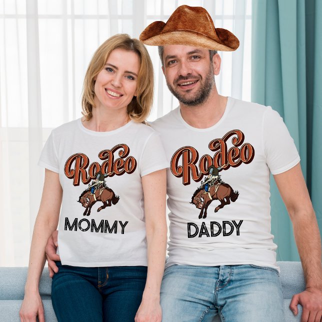 Cowboy Rodeo birthday Party Parents Matching T-Shirt (Creator Uploaded)
