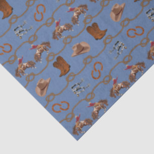 Cowboy Rodeo Essentials Tissue Paper
