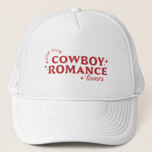 Cowboy romance lovers book club trucker hat