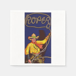 Cowboy Roper Paper Napkins