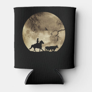 Cowboy Roundup With Vintage Full Moon Can Cooler