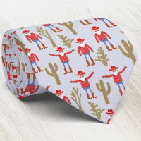 Cowboy Santa Claus Western Christmas Fun Blue