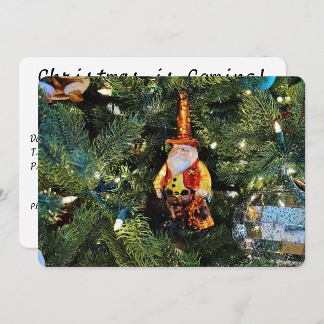 Cowboy Santa Invitation (Front/Back)
