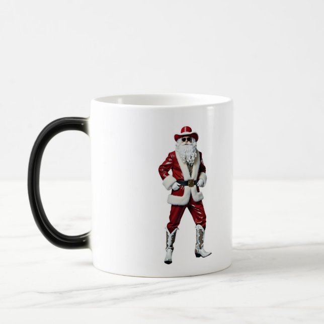 Cowboy Santa Magic Mug (Left)
