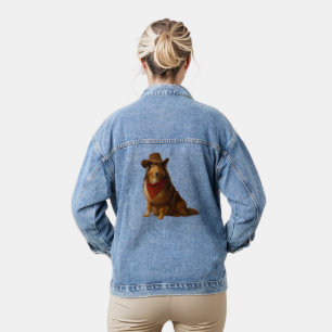 Cowboy Sheltie Denim Jacket