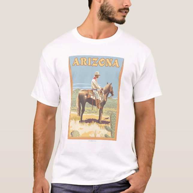 Cowboy (Side View)Arizona T-Shirt (Front)