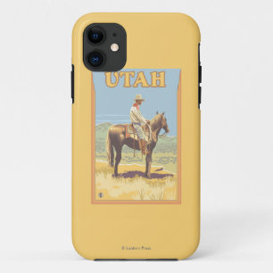 Cowboy (Side View)Utah iPhone 11 Case