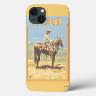 Cowboy (Side View)Utah iPhone 13 Case