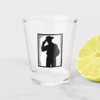 Cowboy Silhouette Shot Glass