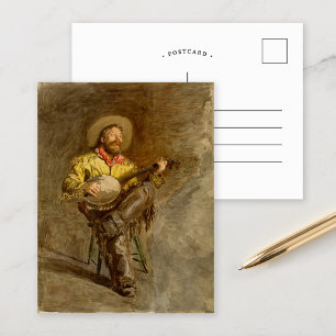 Cowboy Singing Thomas Eakins Postcard