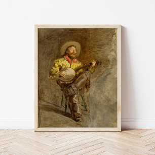 Cowboy Singing   Thomas Eakins Poster