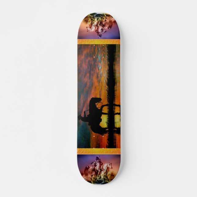 Cowboy Skateboard (Front)