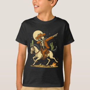 Cowboy Skeleton Dabbing Shirt
