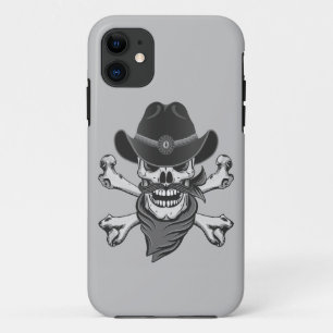 Cowboy Skull and Crossbones Case-Mate iPhone Case
