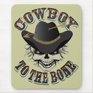 Cowboy Skull Mouse Pad