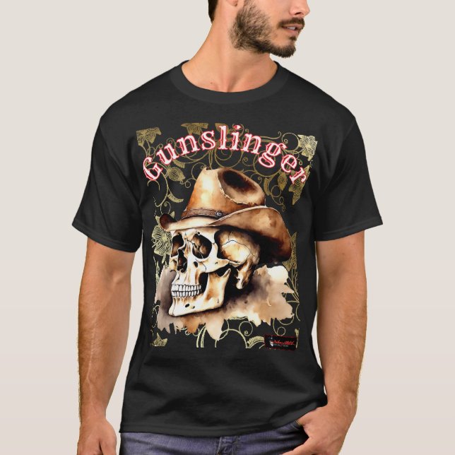 Cowboy Skull | Western | Cowboy | Tshirt (Front)