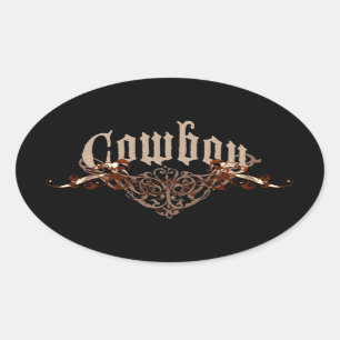 Cowboy stickers