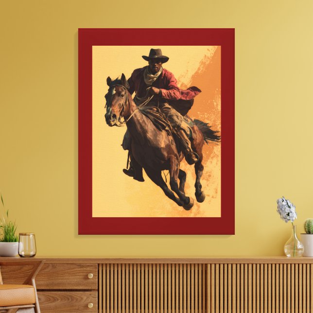 COWBOY SWAG # 3 CANVAS PRINT (Insitu(LivingRoom))