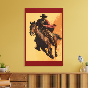 COWBOY SWAG # 3 CANVAS PRINT