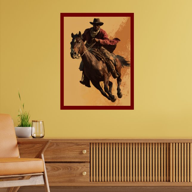 COWBOY SWAG # 3 POSTER (Living Room 2)
