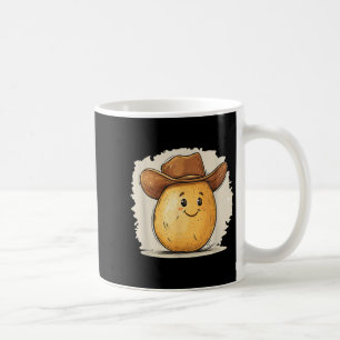 Cowboy Tato Costume With Western Hat For Boys And Coffee Mug