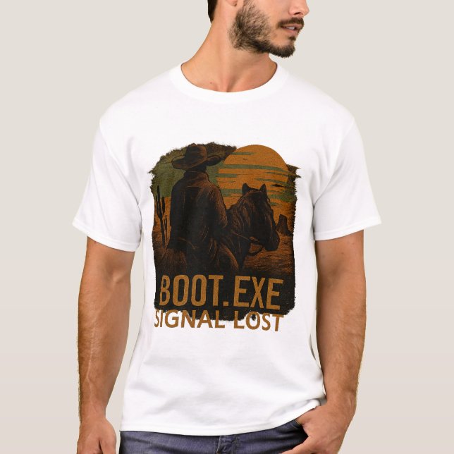 Cowboy-themed T-shirt  (Front)