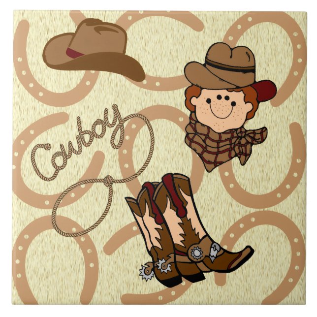 Cowboy Tile (Front)