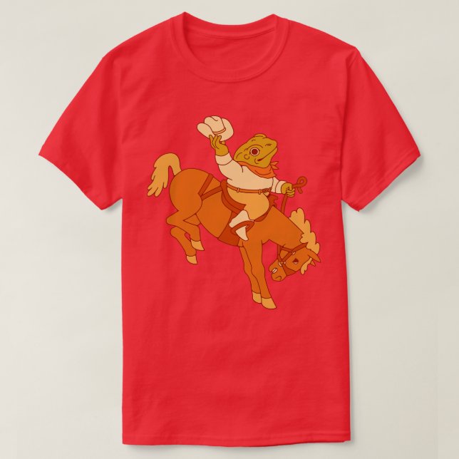 Cowboy Toad T-Shirt (Design Front)