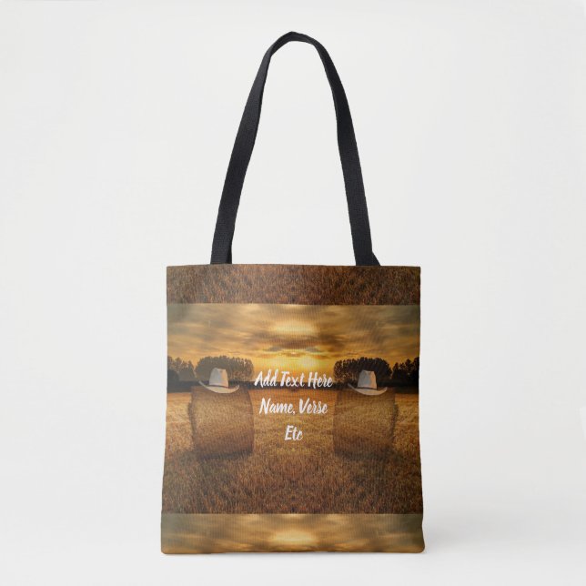 Cowboy Tote Bag (Front)