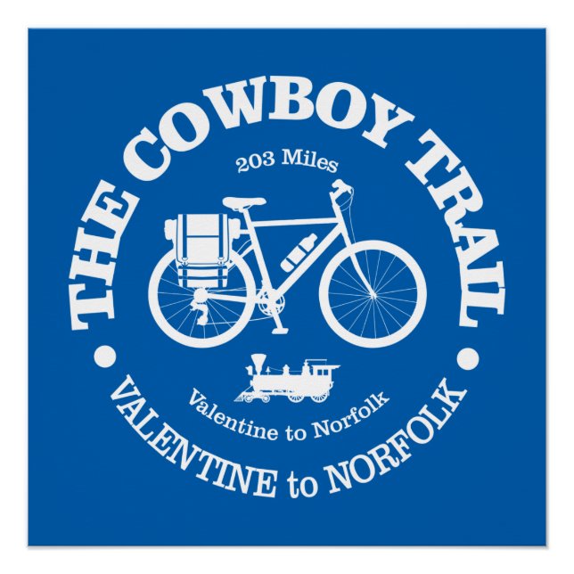 Cowboy Trail (cycling) Poster (Front)
