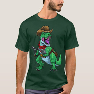 Cowboy TRex Dinosaur T-Shirt