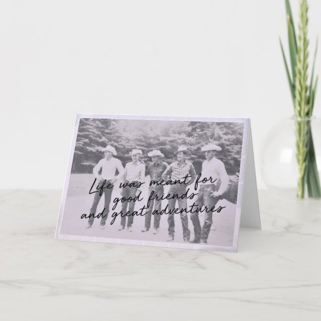 COWBOY TRIBE Greeting Card (Front)