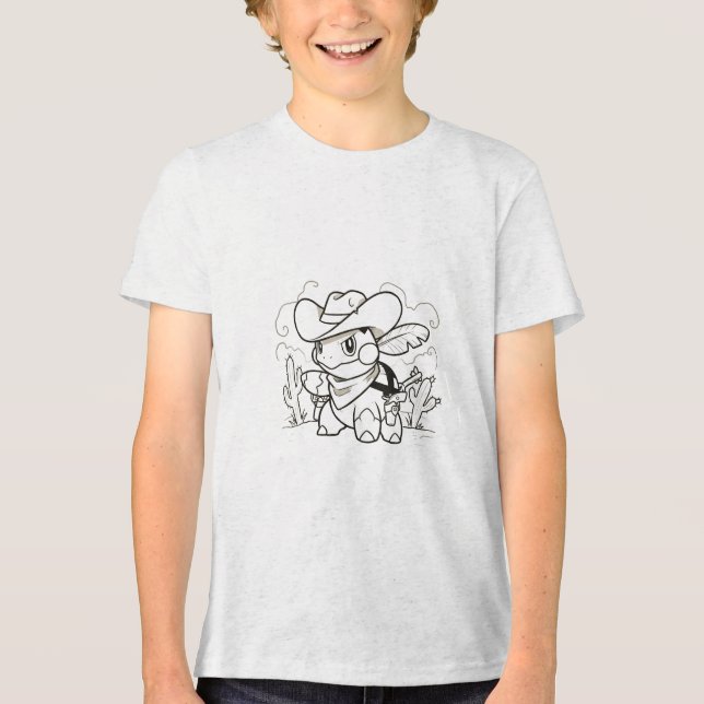 cowboy turtwig wild west tee (Front)
