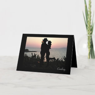 Cowboy Valentine Holiday Card
