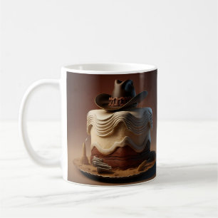 Cowboy Western Birthday Mug – Rustic Cake