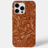cowboy western country pattern tooled leather