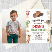 Cowboy Western First Rodeo 1st Birthday Party