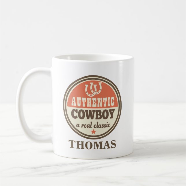 Cowboy Western Horseshoes Coffee Mug (Left)