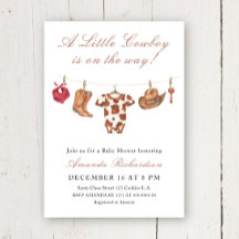 Cowboy Wild West Rodeo Baby Shower