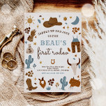 Cowboy Wild West Rodeo Ranch Birthday Party Invitation<br><div class="desc">Cowboy Wild West Rodeo Ranch Birthday Party Invitation
All designs are © PIXEL PERFECTION PARTY LTD</div>